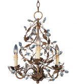 Elegante 3 Light Mini Candle Chandelier