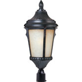 Odessa DC Small Outdoor Post Lantern in Espresso