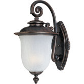 Cambria DC Outdoor Wall Lantern in Chocolate