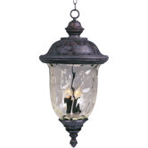Carriage House DC Outdoor Hanging Lantern in Oriental Bronze