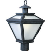 Cabo ES Outdoor Post Lantern in Country Forge