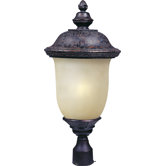 Carriage House ES Outdoor Post Lantern in Oriental Bronze
