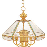 Bound Glass 6 Light Single-Tier Chandelier