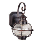 Portsmouth  Outdoor Wall Lantern in Oil Rubbed Bronze