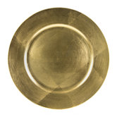 Lacquer 13" Plain Round Charger Plate
