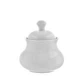 Royal White 12 oz. Sugar Bowl with Lid