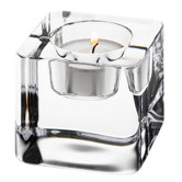 Ice Cube Crystal Votives (Set of 2)