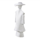 Catwalk Poncho White Sculpture