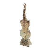 Band Violin Sculpture in Gold