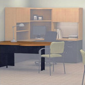 Unity Executive Series 29" H x 72" W Freestanding "P" Peninsula