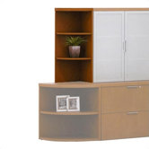 Unity Executive Series 38" H Corner Bookcase