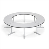 Smart Tables: 30" x 48" High-Pressure Laminate Arc Conference Table