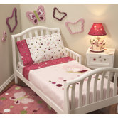 Raspberry Swirl Toddler Bedding Collection