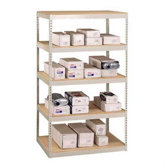 72" & 96" Wide Double Rivet Units (with Center Support) - 5 Shelf Starter Unit, w/ Channel Beams