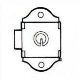 Built-in Key Locks with  Flat Key - Dead Bolt, Keyed Differently, 2 Keys