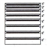 Clipper Specialty Shelving - Modular Drawer Kits for 36" Wide Clipper Shelving - 8 Drawers