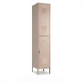 Vanguard Unit Packaged Lockers - Double Tier - 3 Sections (Assembled) with optional Slope Top and Closed Base