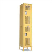 Invincible II Lockers- Double Tier- 1- Section (Assembled)