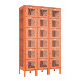 Invincible II Lockers- Six Tier- 3- Section (Unassembled)