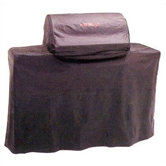 Stand Alone Grill with Drop Shelves Cover