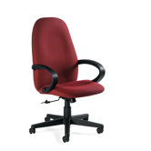 High-Back Pneumatic Tilter Office Chair with Arms