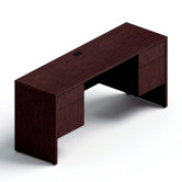 Genoa 66" W Credenza with Knee Space