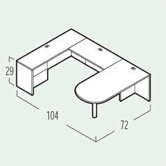 Adaptabilities U-Shaped Computer Desk Office Suite