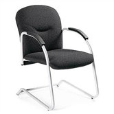 Experience Guest Arm Chair with Metal Frame
