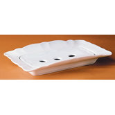 Asparagus Drainer 11.75" Rectangular Platter