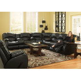 Continental Leather Living Room Collection