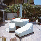 Wicker Day Chaise Cover with Elastic