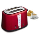 2 Slice Toaster in Red
