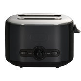 Debut 2 Slice Toaster in Black and Grey