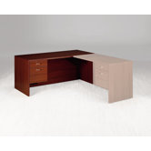 Hyperwork 72"W Single Pedestal Executive Desk Credenza