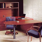 Hyperwork 29" H x 48" W Desk Bridge