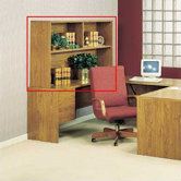 Bravo Panel 36.5" H x 64" W Desk Hutch