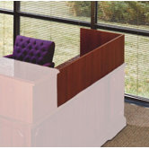 Bedford 13" H x 48" W Desk Reception Screen