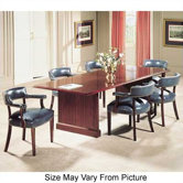 Traditional 96" W Rectangle Conference Table