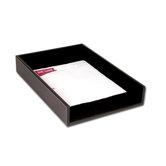 3200 Series Leather Front-Load Legal Tray in Rustic Black