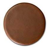 3200 Series Top-Grain Leather Coaster in Rustic Brown