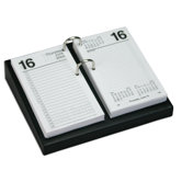 Leather Desktop Calendar Holder
