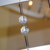 Flight Low Voltage Track Light with Swarovski Crystals in Matte Chrome