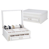 Jillian Jewelry Chest in White