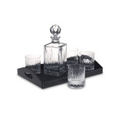 Crystal Soho Bar Set With Tray