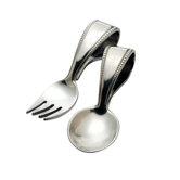 Children's Gifts Baby Beads 2 Piece Baby Flatware