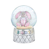 Gingham Bunny Waterglobe
