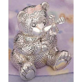 Children's Giftware 5.13" Girl Bear with Pinwheel Bank