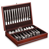 Taunton Cherry Silverware Chest with Brown Lining
