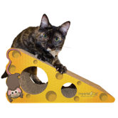 Small Cheese Recycled Paper Scratching Post