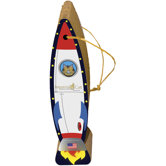 Rocket Ship Hanging Recycled Paper Scratching Post
